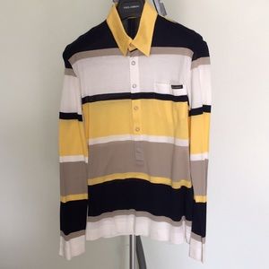 NWOT Dolce & Gabbana multicolored sport shirt
